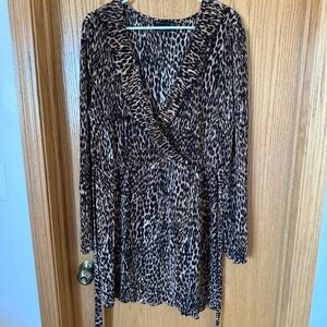 ASOS Design (Curve) Animal Print Dress